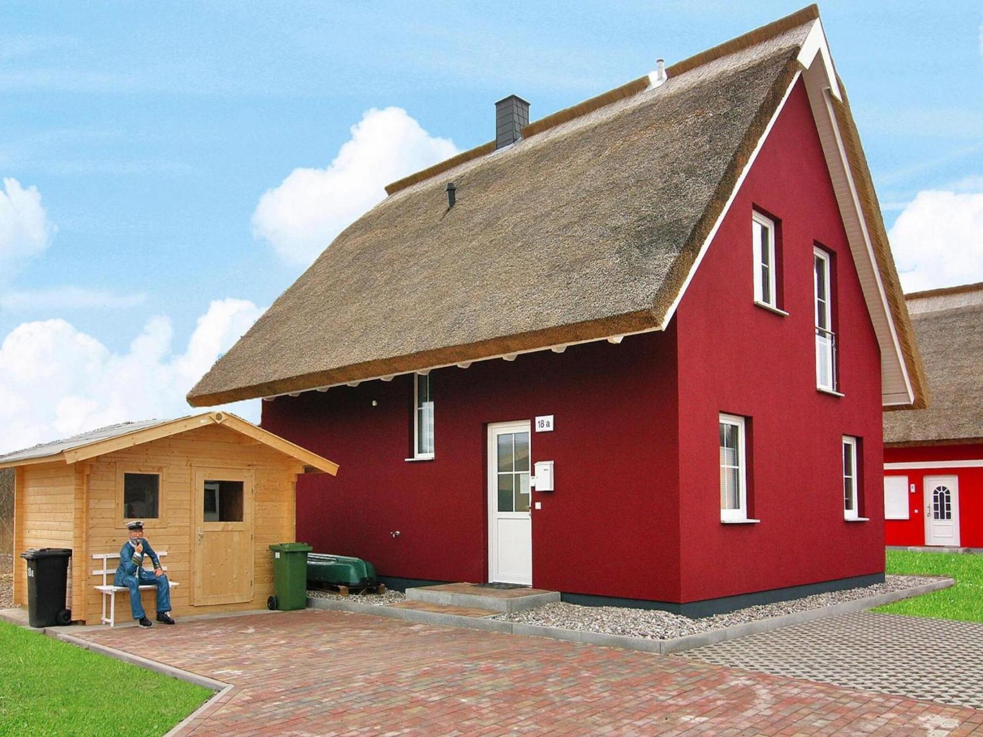 Ferienhaus Lotsenhaus Am Breetzer Bodden In Vieregge Exterior foto